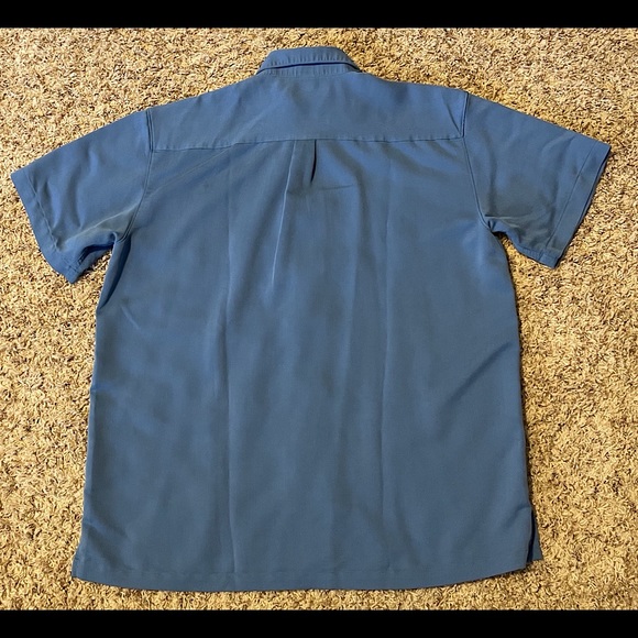 Dusty Blue Button Down - Picture 3 of 4